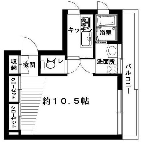 コートドール代官山201の間取り