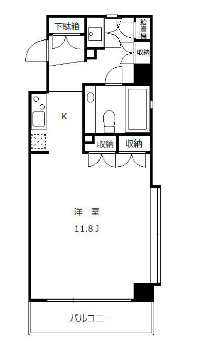 太子堂イースト201の間取り