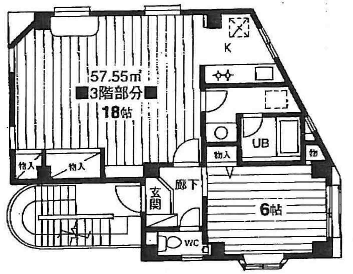 アンサンブルビル3Fの室内9