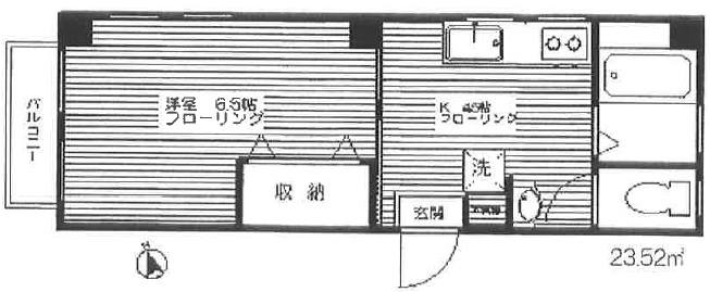 SNマンション101の間取り