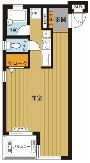 クラレットミウラ203の間取り