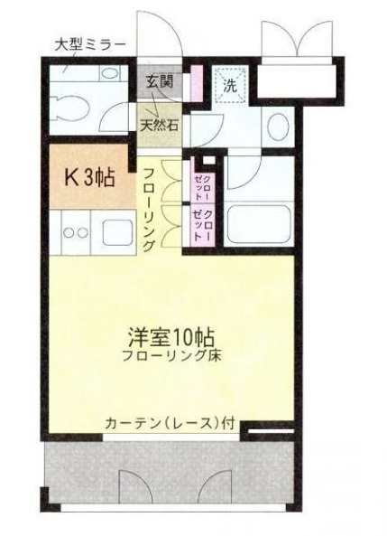 コンフォート白金台101の間取り