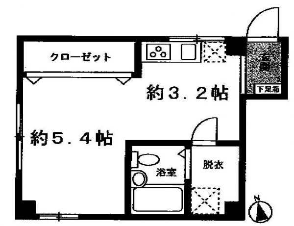 恵比寿TOWAビル301の間取り