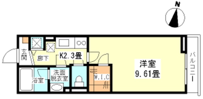 レラージュ自由が丘303の間取り