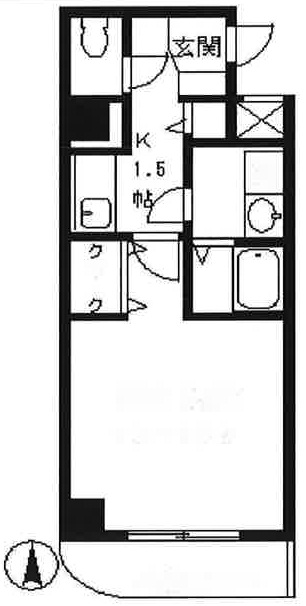 グランデ学芸大学204の間取り