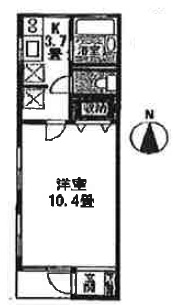 ハーモワイズK101の間取り