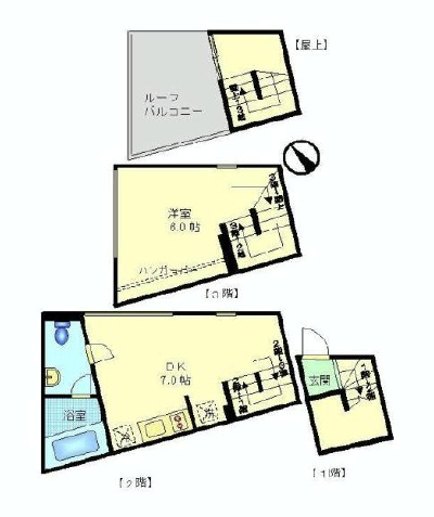 パサージュ代官山dの間取り