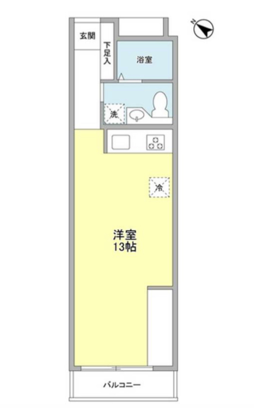 キルト祐天寺302の間取り