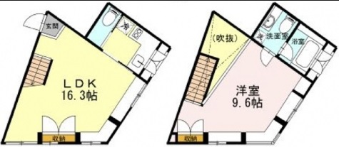 イプセ恵比寿704の間取り