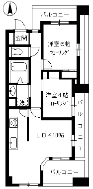 東急ドエルアルス学芸大学クレディール406の間取り