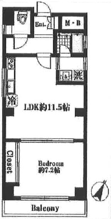 ファミリア中目黒(樋口ビル)301の間取り