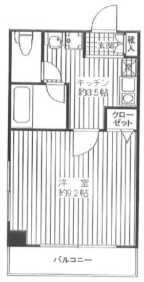 アネックス駒沢公園401の間取り