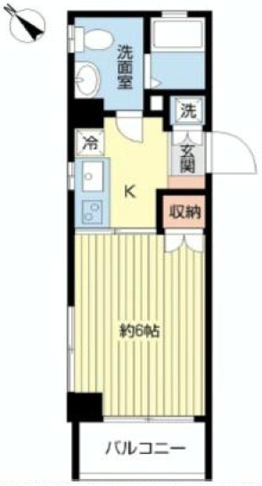 QG東山201の間取り