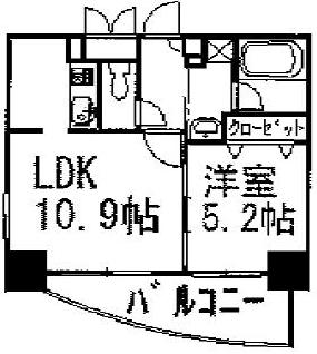 エスペランサ麻布1203の間取り