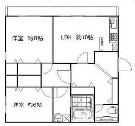 フラット　KOH3Fの間取り