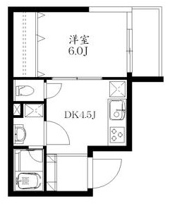 東部不動産第2マンション208の間取り