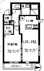 エスペランサ学芸大201の間取り