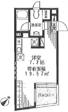 K.コート301の間取り