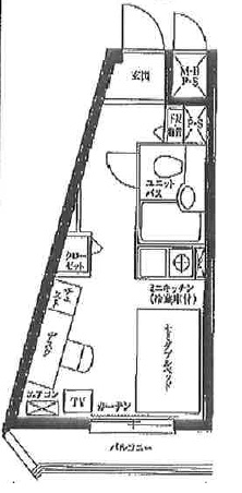 グリーンヒル恵比寿325の間取り