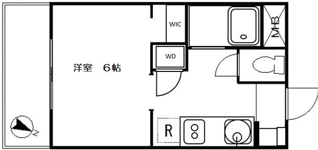 第8フォンタナ駒沢207の間取り