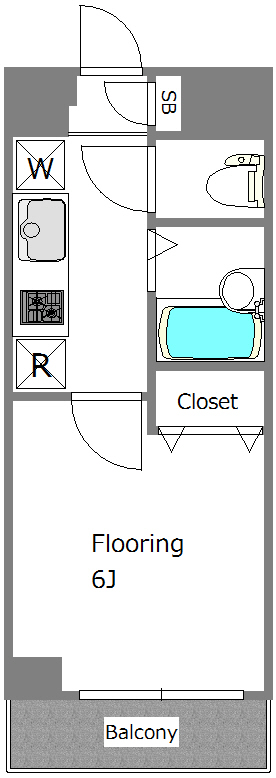 レイクヒルズ202の間取り