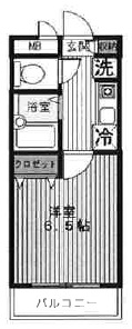 フローラルコート203の間取り