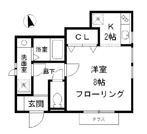 ヴェルジュ白金101の間取り