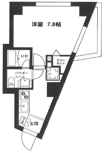 フジヨシ白金高輪アジールコート902の間取り