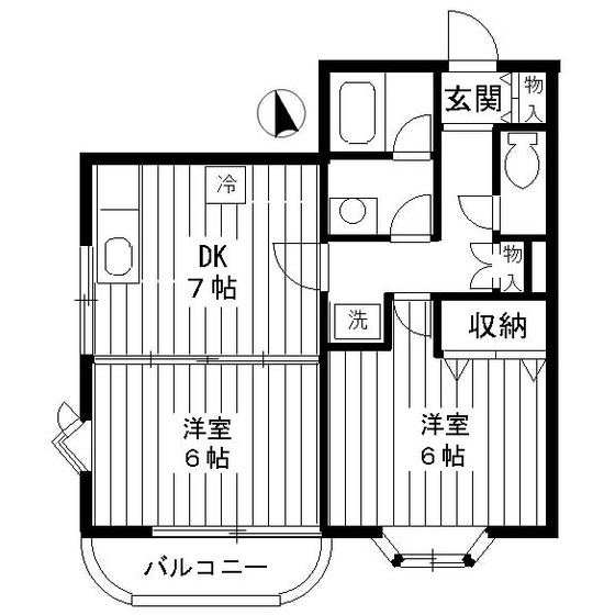 エクセレントセピア203の間取り