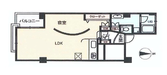 セントラル狸穴201の間取り