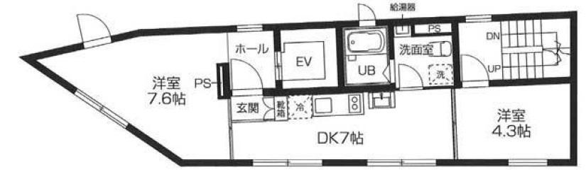 LUCENT COURT 池尻大橋4Fの間取り