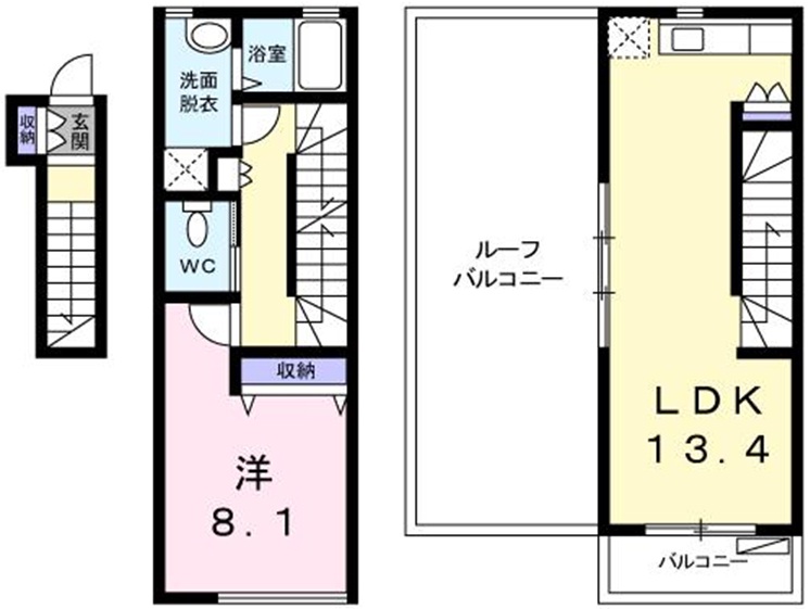 (仮)緑ヶ丘2丁目マンション203の間取り