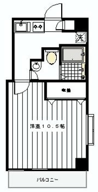 パルクコート碑文谷303の間取り