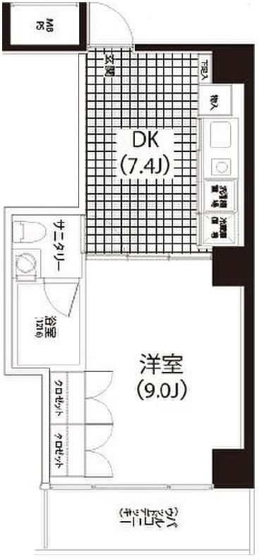 クイズ恵比寿802の間取り