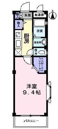 パセオ三軒茶屋205の間取り