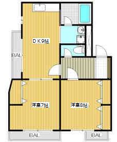 シュテルン太子堂202の間取り