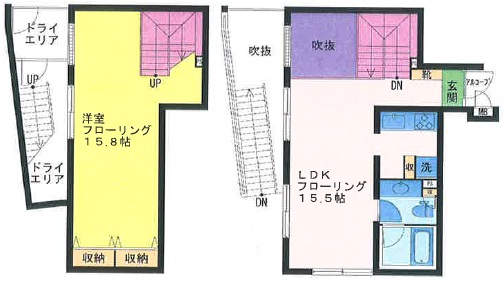 エーエックスコンパウンド(AX　Compound)105の間取り