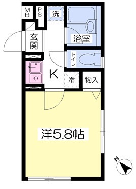 ソル・レヴェンテ三宿303の間取り