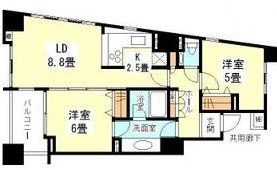 ドレッセ代官山501の間取り