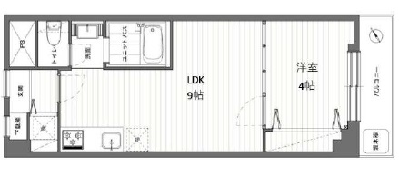 チサンマンション三軒茶屋第21004の間取り