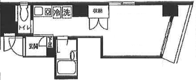 サングラータ恵比寿601の間取り