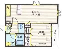 メゾンローリエ201の間取り