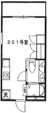 野本BOX301の間取り