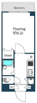 リッツ三軒茶屋403の間取り