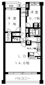 恵比寿シティハウス405の間取り