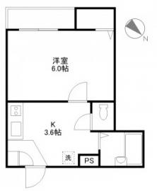 FLATS三宿(フラッツ三宿)203の間取り