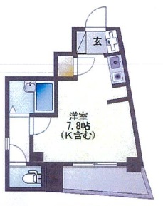 セリーヌ池尻大橋802の間取り