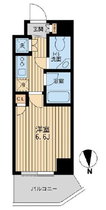 スペーシア池尻大橋402の間取り