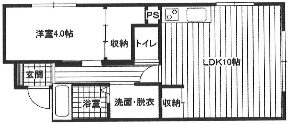 ピアチェーレ「PIACERE」101の間取り