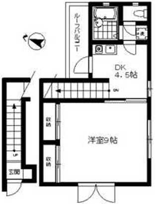 サンハイツ代官山301の間取り